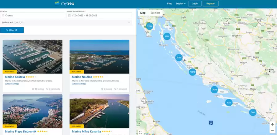 mysea online croatia