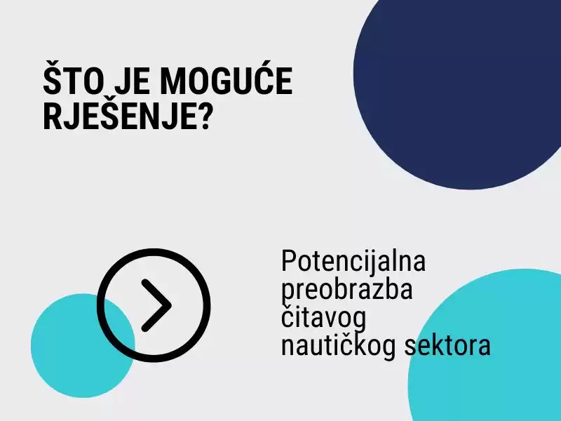 Što je moguće rješenje? Potencijalna preobrazba čitavog nautičkog sektora.