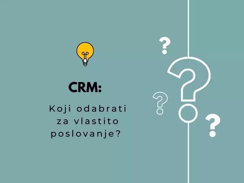 Za potrebe suvremenog poslovanja na tržištu postoji zaista širok izbor CRM alata. Dynamics 365, Salesforce, Zoho i HubSpot samo su neki od njih. 